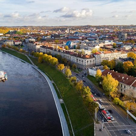 A Cozy Apartment With A Wonderful View Of The River In The Old Town Of Wilno Zewnętrze zdjęcie