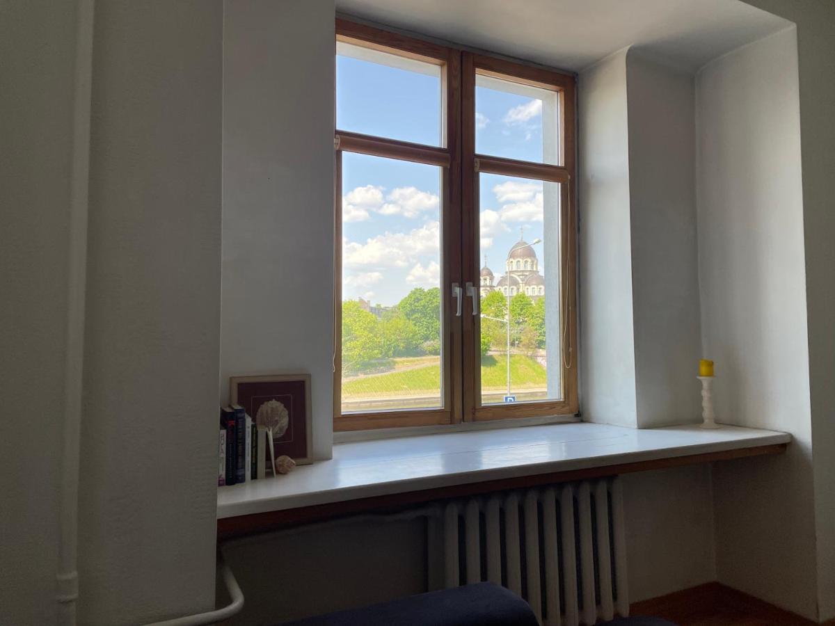 A Cozy Apartment With A Wonderful View Of The River In The Old Town Of Wilno Zewnętrze zdjęcie